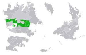 Member states shown in dark green c. 24 March 2024