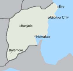 Location in Gjorka