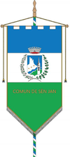 Flag of Sèn Jan di Fassa