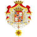 Cabañeras Coat of Arms Imperial Cross of San Romero the Martyr.png