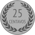 Twenty-Five Centavos (reverse)