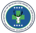 Ministry of Health and Medical Services (Icaris) Seal.png