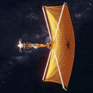 The Space Telescope in orbit