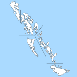 Location of San Carlos Islands