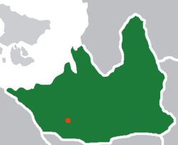 Location of Ferunia in New Illyricum