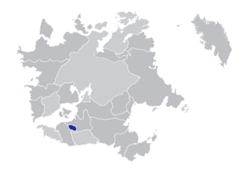 Location of Ferunia in Ecros