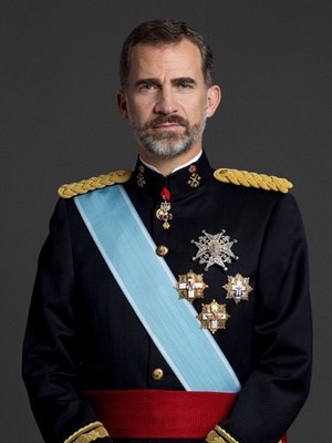 A vertical portrait of Alexander II wearing Creeperian military uniform